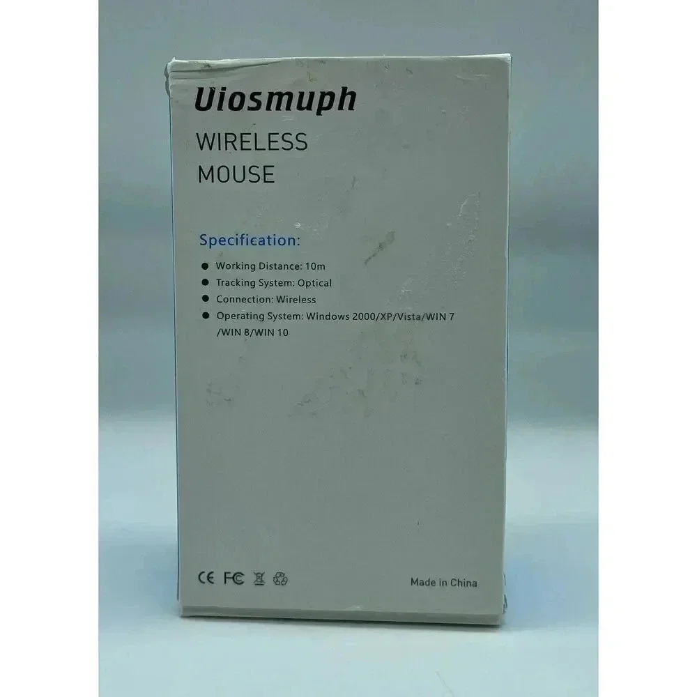 LED Wireless Mouse G12 Slim Rechargeable Silent Mouse 2.4G‎ Portable Optical